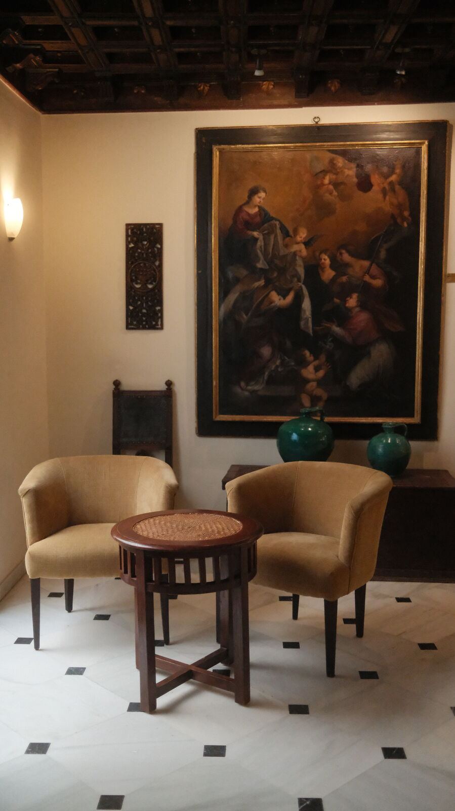 Salon, tableau ancien